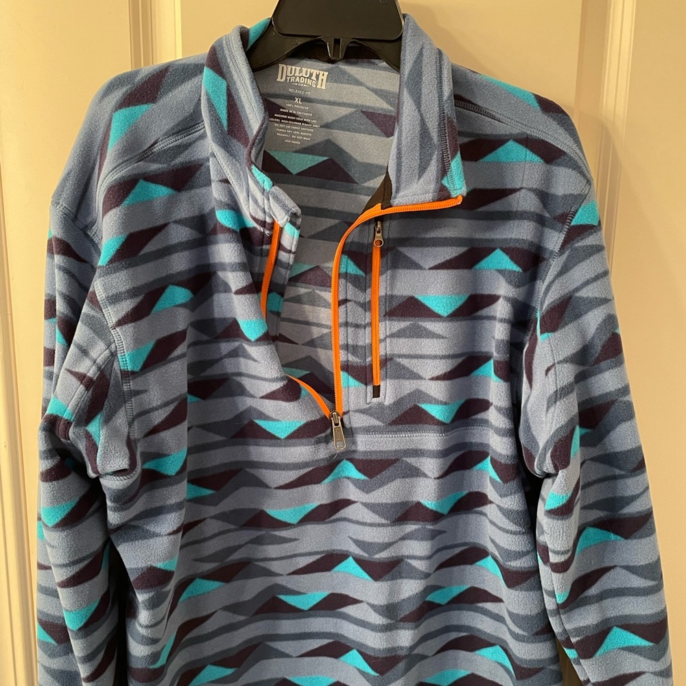 Fleece quarter zip pullover
